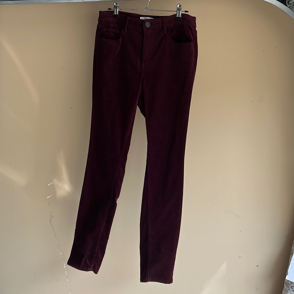 Loft Corduroy maroon pants